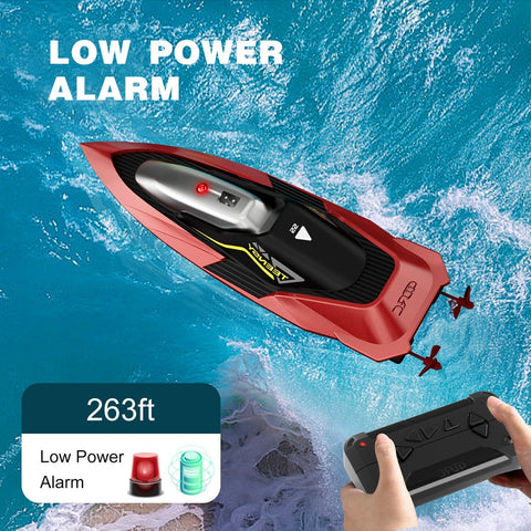 Fast RC Boat for Pools and Lakes | 2.4 GHz 20 MPH Racing Boat