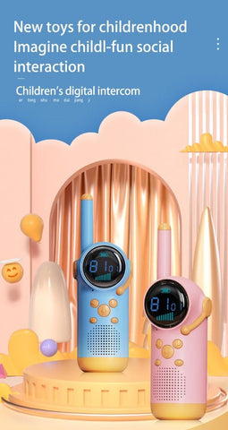 2-Pack Blue and Pink Walkie-Talkies