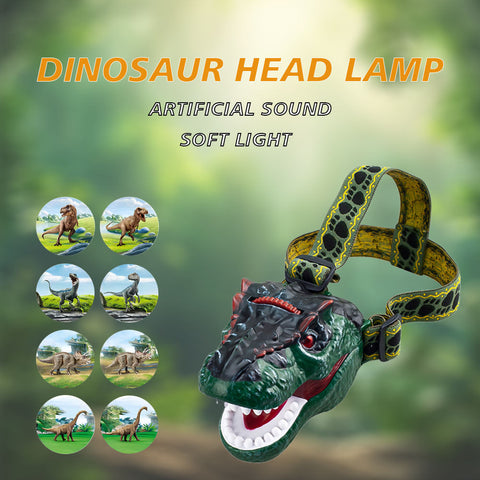 Dinosaur Headlight with Light and Music Effects