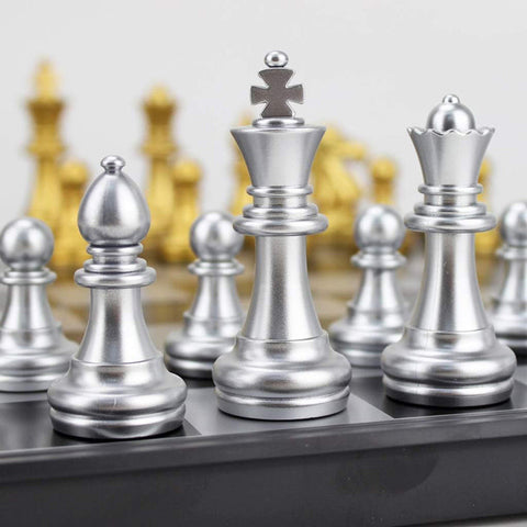 9.8-Inch Travel Folding Magnetic Chess Set