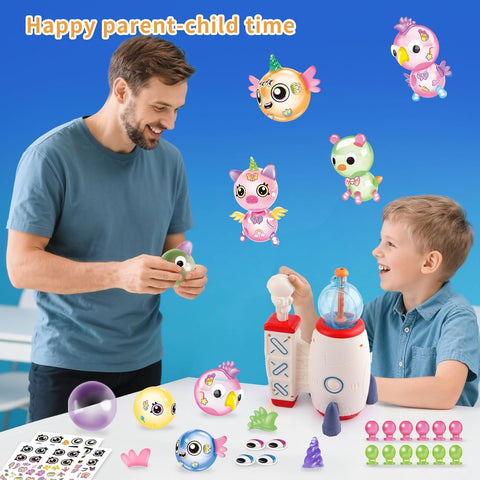 DIY Space Magic Balloon Craft Kit | Sticker Decorated Balloon Toy