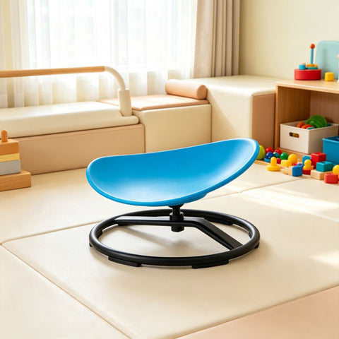 220 lb Kids Sensory Swivel Chair with Non-Slip Metal Base