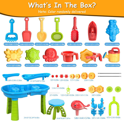 3-Tier Kids Sand and Water Activity Table Set