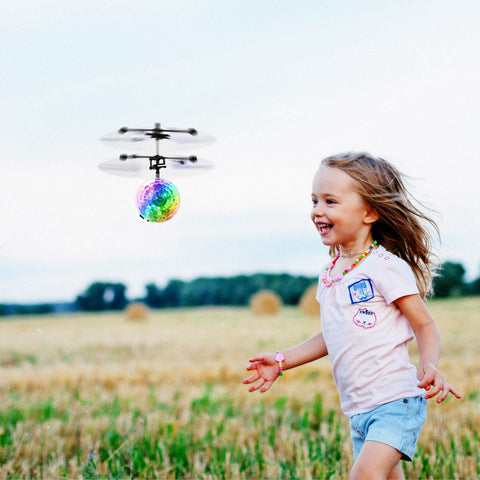 Infrared Induction RC Flying Ball Toy with LED Lights