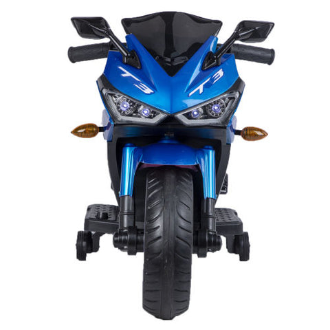 12V Electric Ride-On Motorcycle with Training Wheels