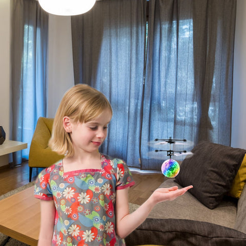 Infrared Induction RC Flying Ball Toy with LED Lights