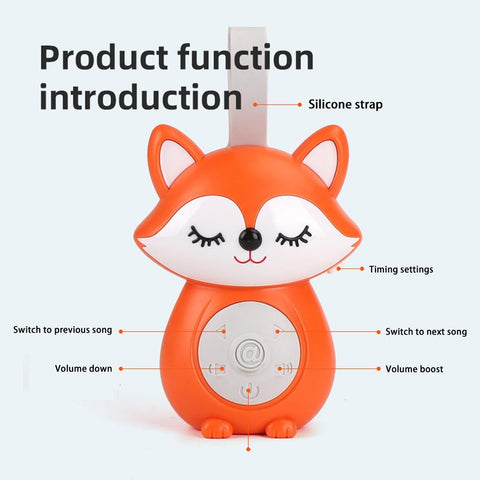 Baby Sleep Aid Soothing Music Machine with White Noise and Soft Light