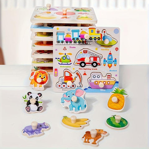 DIY Wooden 3D Assembly Puzzle Educational Kit