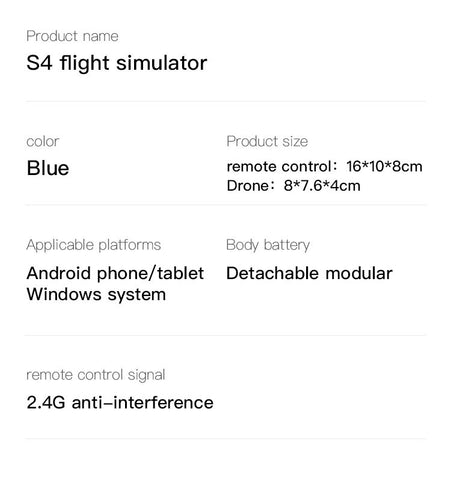 S4 RC Helicopter Simulator With Dual Battery