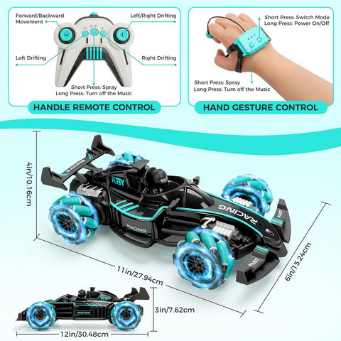 Formula 1 Full-Drift Racing Car with Dual Mode and Gesture Control