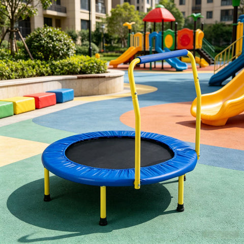 3-Foot Foldable Kids Trampoline with Foam Handle