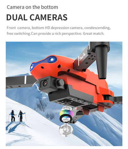 E99Pro Dual Camera Quadcopter Drone with Dual Battery