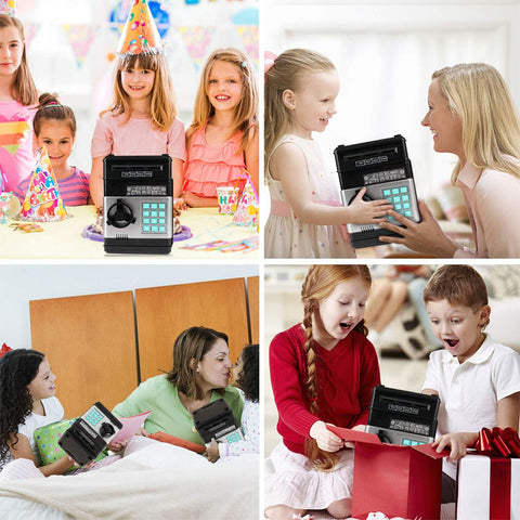 Electronic Mini ATM Password Money Bank for Kids