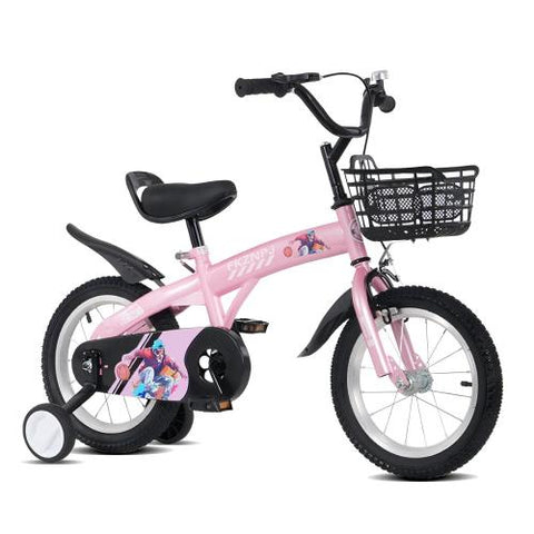 16-Inch Sporty Kids' Bicycle with Training Wheels