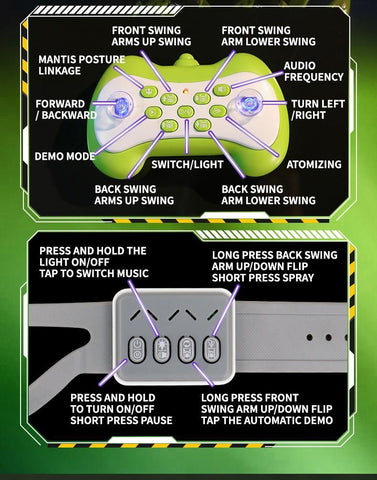 2.4GHz Remote Control Mechanical Mantis Toy