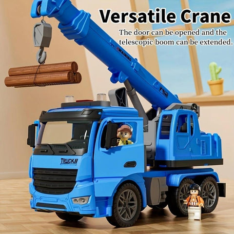 Kids' Construction Crane Toy With Light and Sound