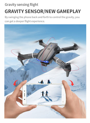E99Pro Dual Camera Quadcopter Drone with Dual Battery