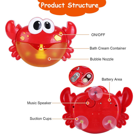 Musical Bubble Bath Maker Toy for Toddlers
