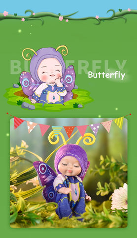 6-Piece Sleeping Princess Doll Gift Set