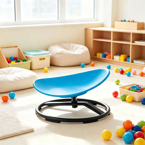 220 lb Kids Sensory Swivel Chair with Non-Slip Metal Base