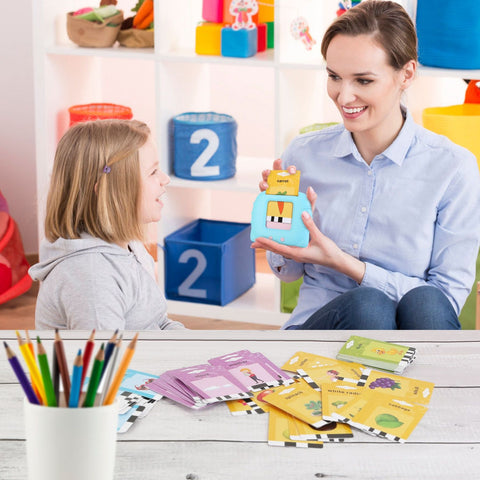 112-Card Electronic Talking Flash Cards Reading Machine
