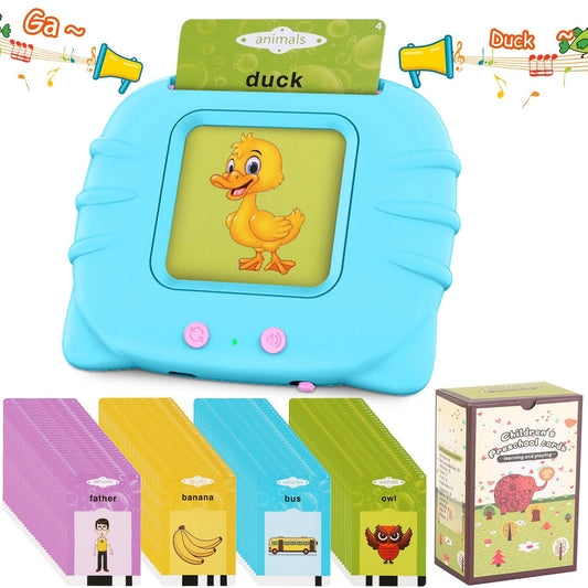 112-Card Electronic Talking Flash Cards Reading Machine