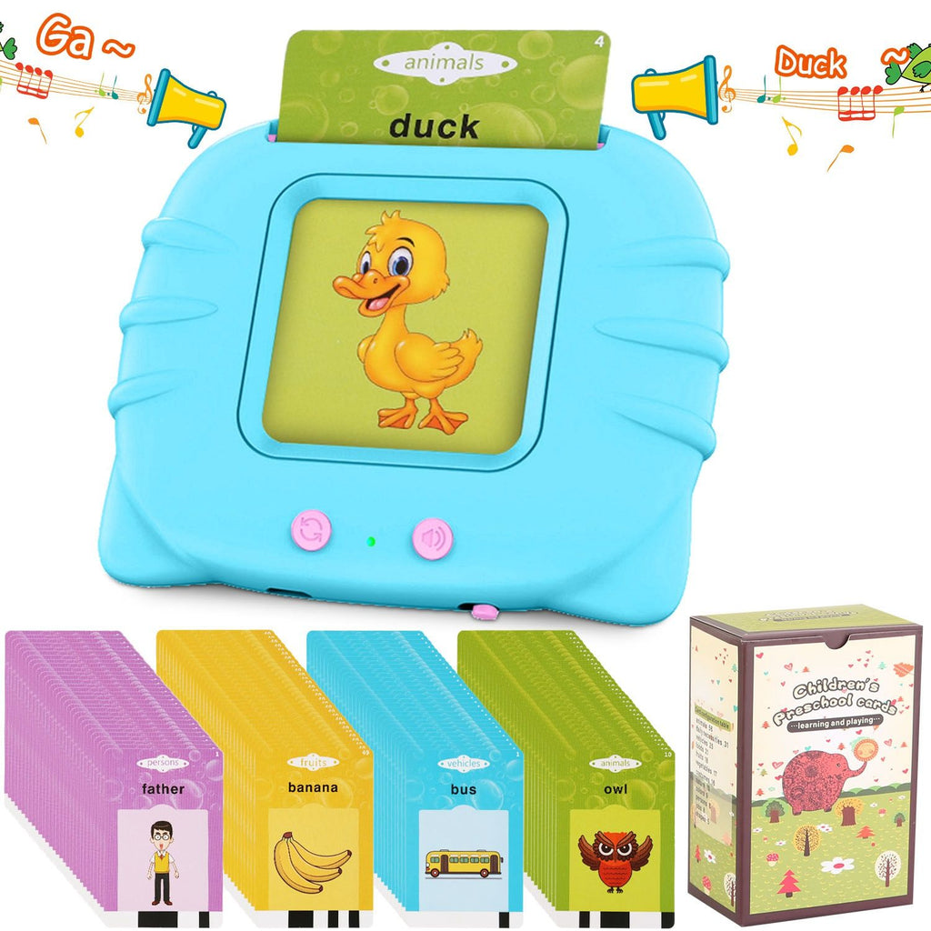 112-Card Electronic Talking Flash Cards Reading Machine