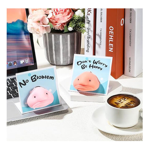 Cute Blobfish Sensory Squeeze Toy for Stress Relief