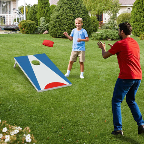 3'x2' Foldable Cornhole Board Set with 8 Bean Bags