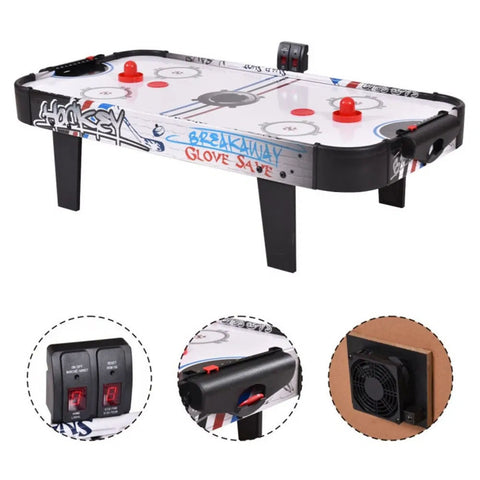 42-Inch Indoor Air Hockey Game Table with LED Scorer