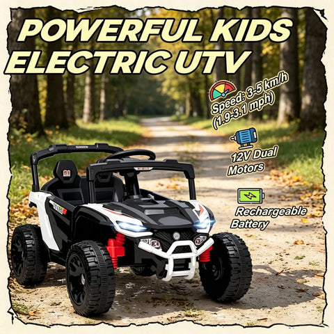 12V Battery-Powered Kids Electric UTV Ride-On Truck