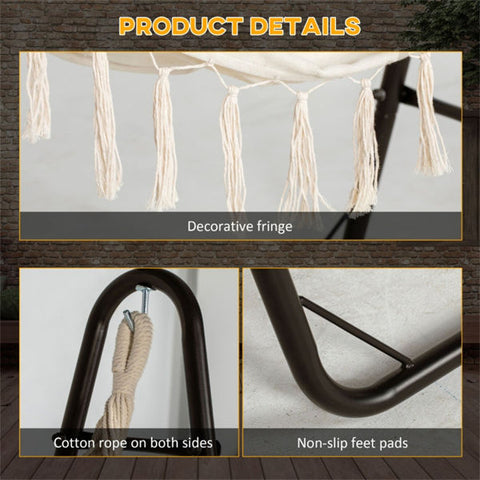 Ergonomic Hanging Hammock Chair with Stand