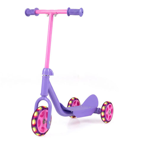 3-Wheel Toddler Kick Scooter with LED Light-Up Wheels