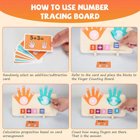 Talking Flash Cards and Finger Counting Math Board Set