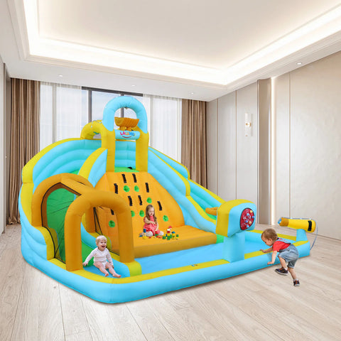 Inflatable Water Park Bounce House with 450W Blower