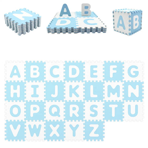 26-Piece Alphabet EVA Foam Interlocking Floor Tiles Play Mat