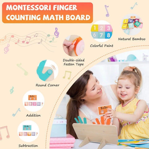 Talking Flash Cards and Finger Counting Math Board Set