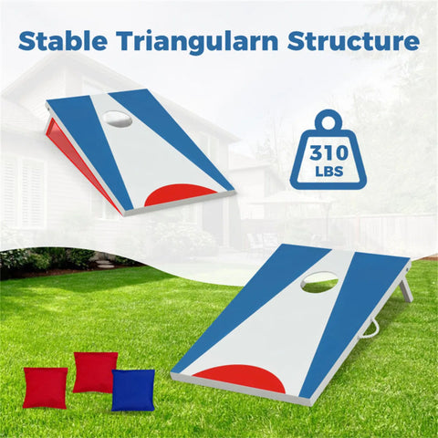 3'x2' Foldable Cornhole Board Set with 8 Bean Bags