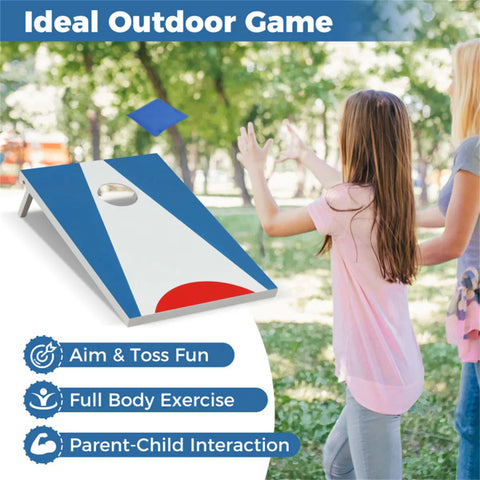 3'x2' Foldable Cornhole Board Set with 8 Bean Bags