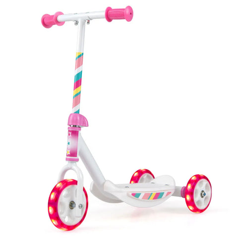 3-Wheel Kids Scooter With LED Light-Up Wheels for Toddlers