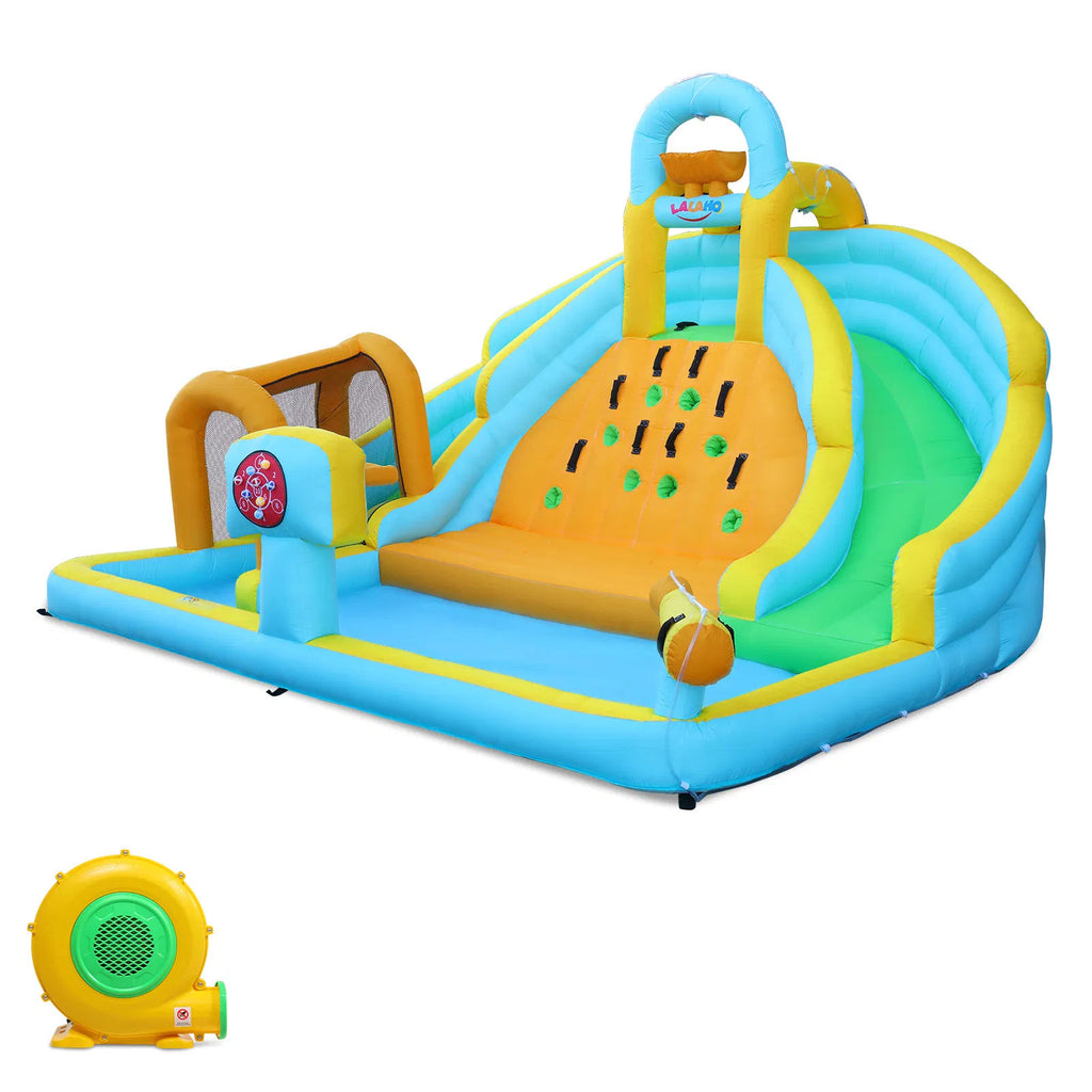 Inflatable Water Park Bounce House with 450W Blower