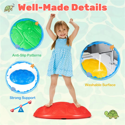 8-Piece Kids Balance Stepping Stones Set