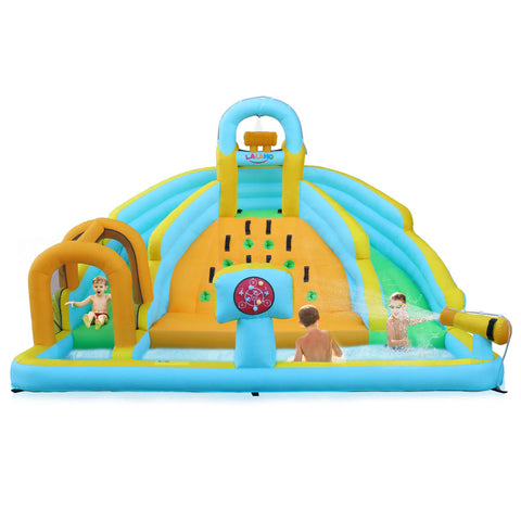 Inflatable Water Park Bounce House with 450W Blower