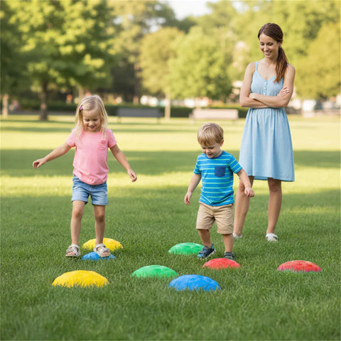 8-Piece Kids Balance Stepping Stones Set