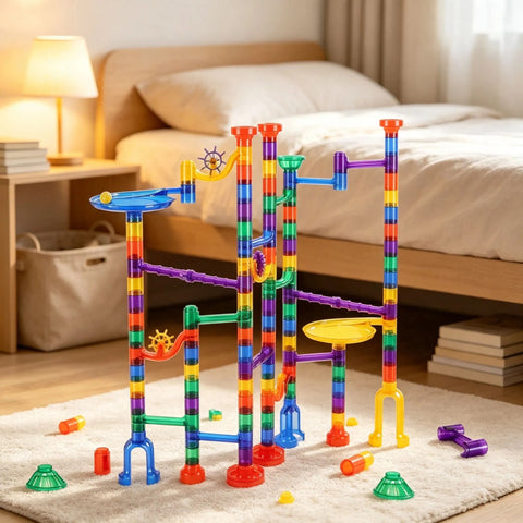 145-Piece Marble Run Maze Building Block Set