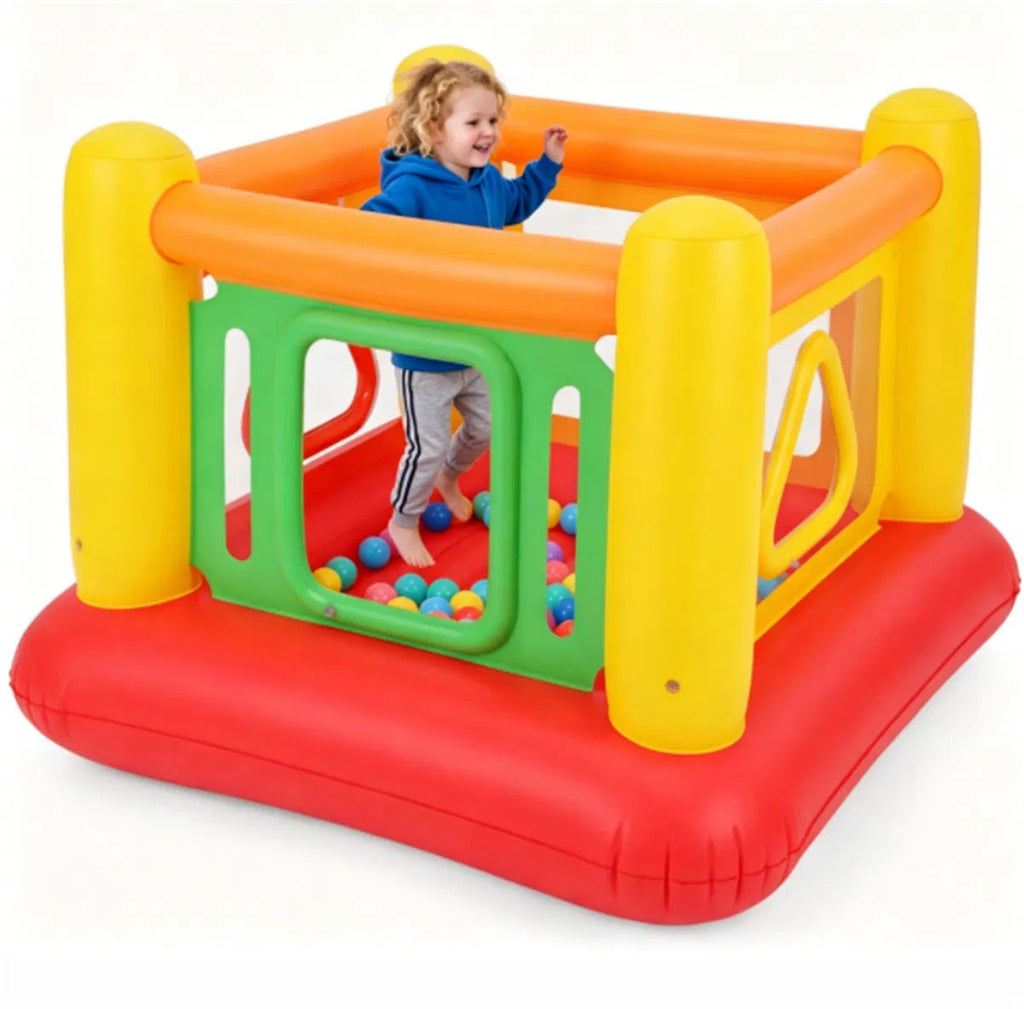 3-in-1 Inflatable Bounce House with Visible Wall