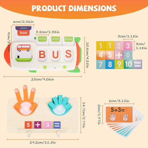 Talking Flash Cards and Finger Counting Math Board Set