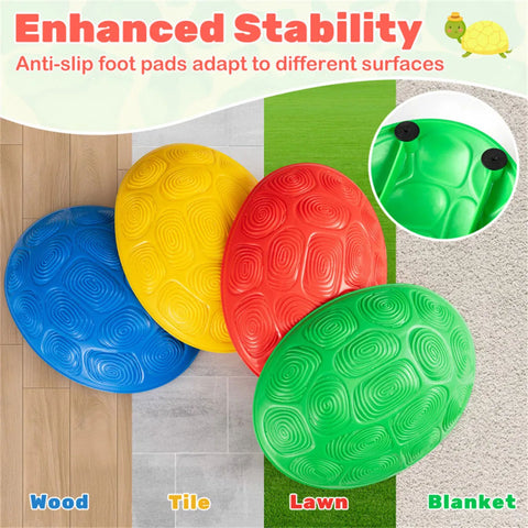 8-Piece Kids Balance Stepping Stones Set