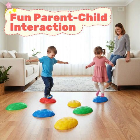 8-Piece Kids Balance Stepping Stones Set