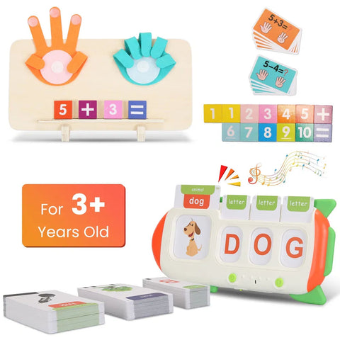 Talking Flash Cards and Finger Counting Math Board Set